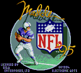 Заставка игры Madden NFL '95